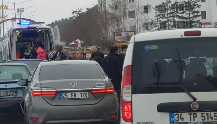 Erzurum’da Zincirleme Trafik Kazası Yaralılar Var