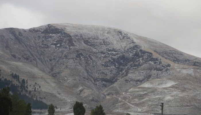 Erzurum’da zirve beyaza büründü