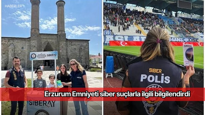 Erzurum Emniyeti siber suçlarla ilgili bilgilendirdi