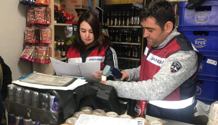 Erzurum İl Jandarma Komutanlığı’ndan sahte ve kaçak alkol denetimi