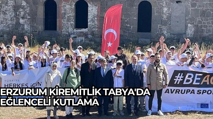 Erzurum Kiremitlik Tabya'da eğlenceli kutlama