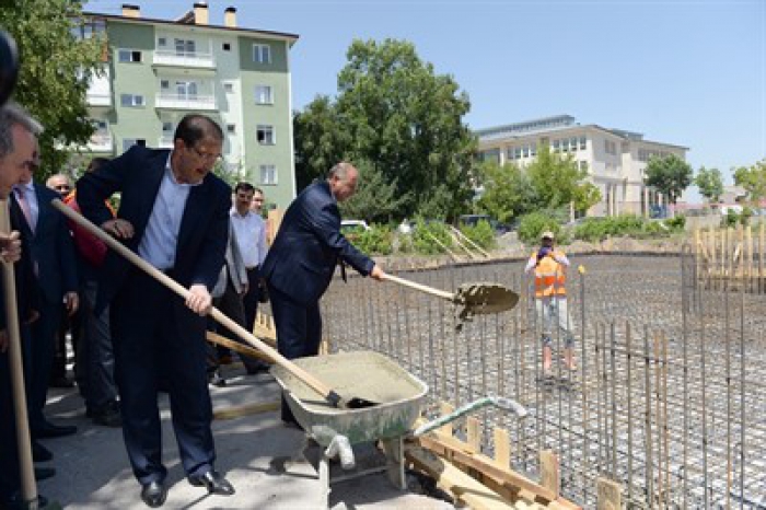 Erzurum Palandöken Müftülü hizmet binası temeli atıldı 