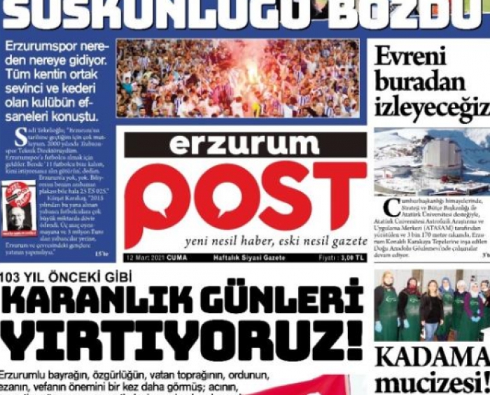 Erzurum Post Gazetesi yayına başladı