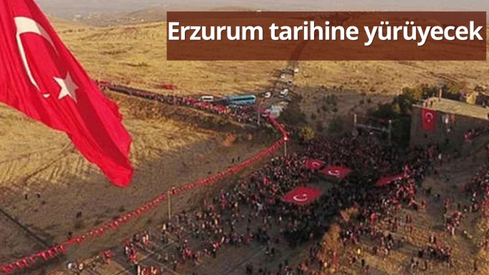 Erzurum tarihine yürüyecek