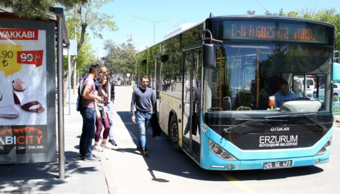 Erzurum toplu ulaşımda Türkiye 3’üncüsü oldu