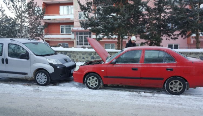 Erzurum’u buz tuttu! -23 derece