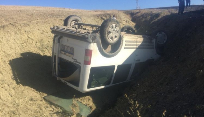 Erzurum’un ilçesinde trafik kazası!