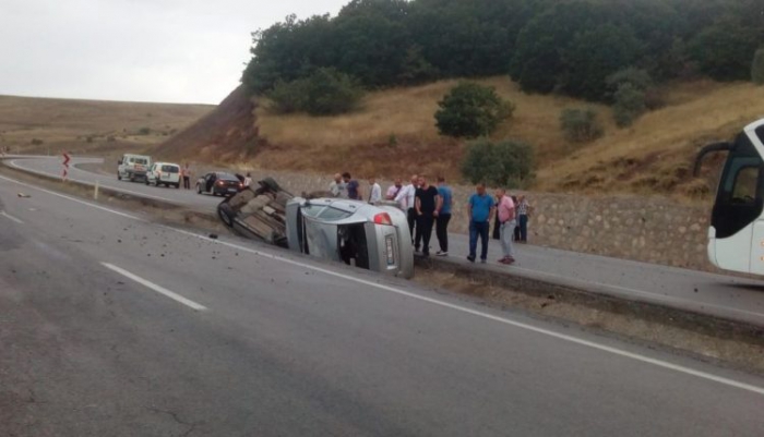 Erzurum’un ilçesinde trafik kazası! 5 yaralı