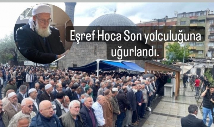 Erzurumlu Alimlerden Eşref Hoca Son Yolculuğuna Uğurlandı.