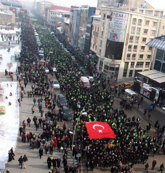 Erzurumlular yarın Halep için yürüyecek