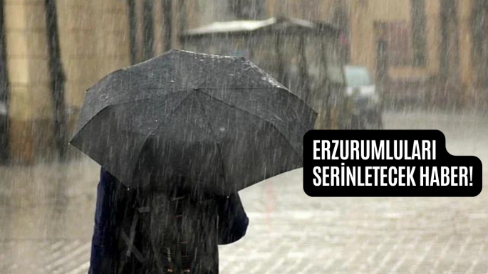 Erzurumluları serinletecek haber!