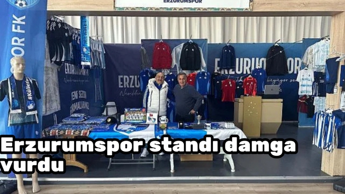 Erzurumspor standı damga vurdu