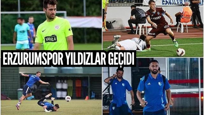 Erzurumspor yıldızlar geçidi