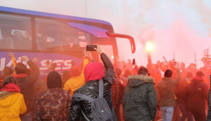 Galatasaray kafilesi Erzurum’da