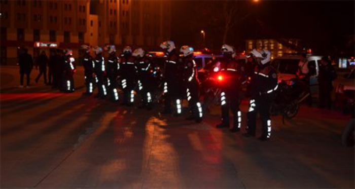 Gece yarısı bin polisle tatbikat yapıldı