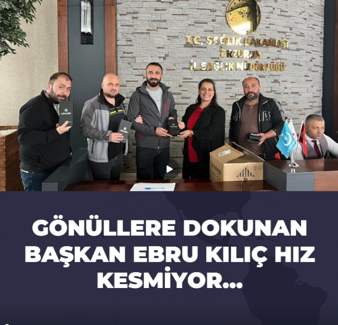 Gönüllere Dokunan Başkan Ebru Kılıç Hız Kesmiyor…