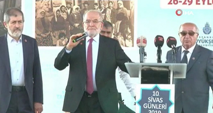 Hemşehrileri Karamollaoğlu’nu protesto etti