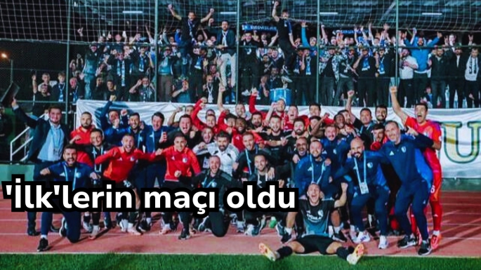 'İlk'lerin maçı oldu