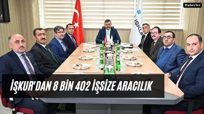 İŞKUR'dan 8 bin 402 işsize  aracılık   