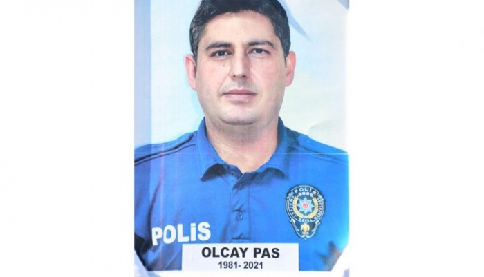 Kalp krizi sonucu hayatını kaybeden polis memuru için tören düzenlendi