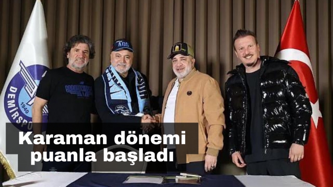 Karaman dönemi puanla başladı