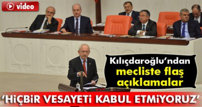 Kılıçdaroğlu'ndan mecliste flaş açıklama!