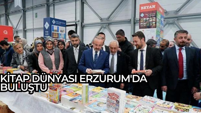 Kitap dünyası Erzurum'da buluştu
