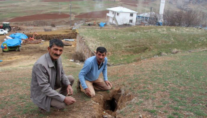 Köylülerin heyelan korkusu