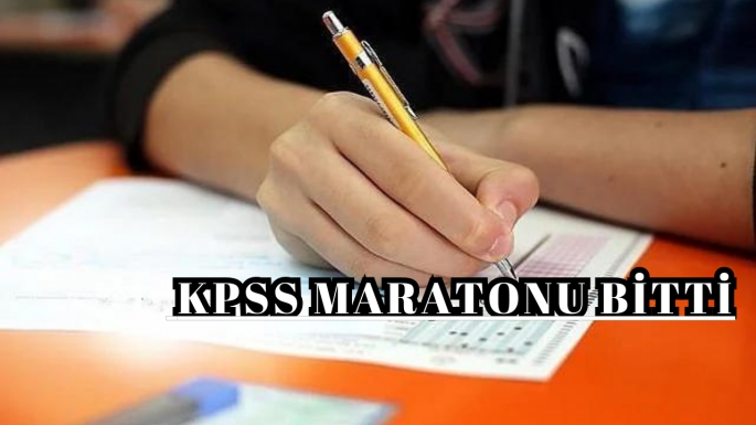 KPSS maratonu bitti