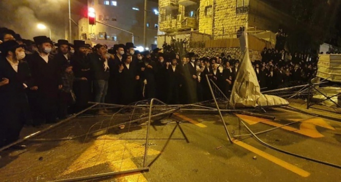 Kudüs’te Haredi Yahudileri ile İsrail polisi arasında şiddetli çatışma