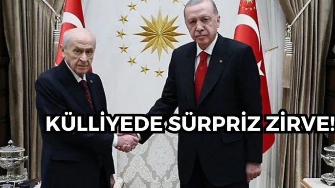 Külliyede sürpriz zirve!