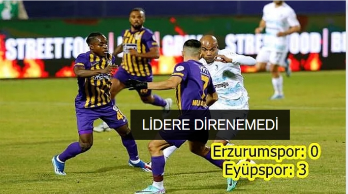 Lidere direnemedi