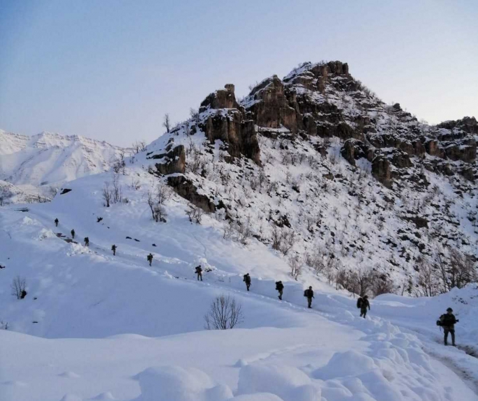 Mehmetçik'ten Eksi 25 Derecede Vatan Nöbeti