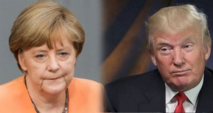 Merkel, Trump'la görüştü