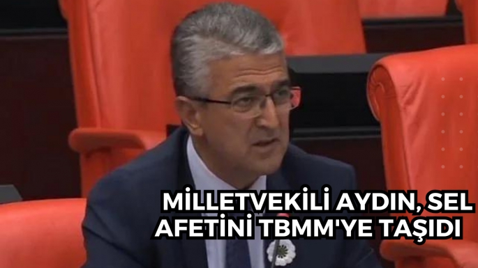 Milletvekili Aydın, sel afetini TBMM'ye taşıdı   