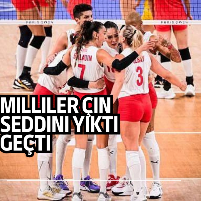 Milliler Çin Seddini yıktı geçti