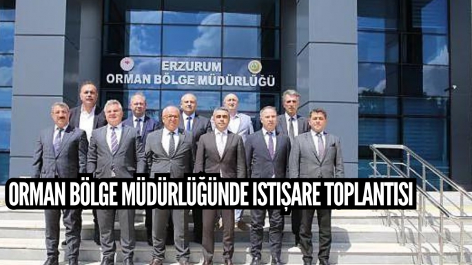 Orman Bölge Müdürlüğünde istişare toplantısı