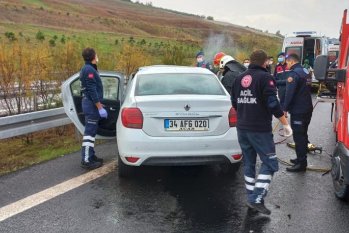 Otobanda feci kaza: 4 kişi öldü