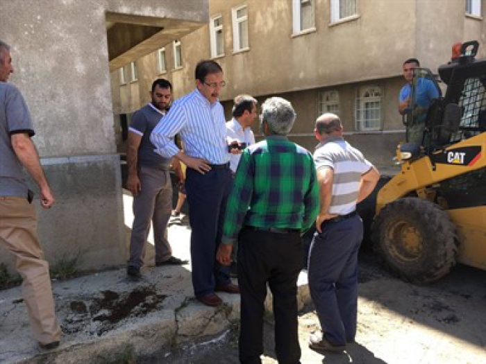 Palandöken Belediyesi Kurban Bayram arifesinde çalışmalarını yoğunlaştırdı