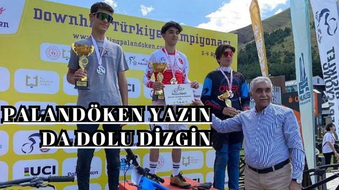 Palandöken yazın da dolu dizgin