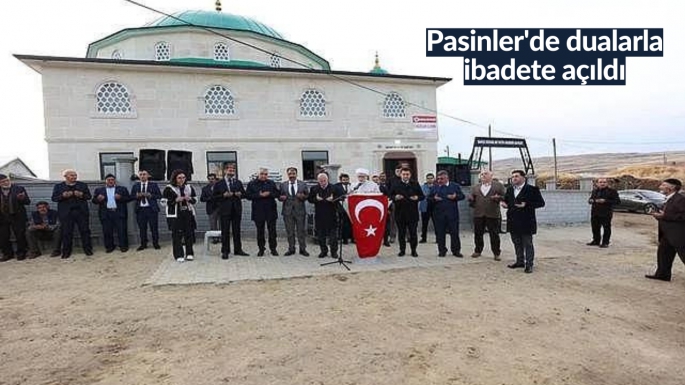 Pasinler'de dualarla ibadete açıldı