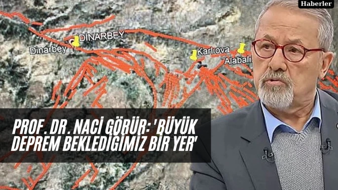 Prof. Dr. Naci Görür: 'Büyük deprem beklediğimiz bir yer'