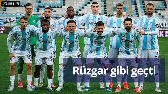 Rüzgar gibi geçti