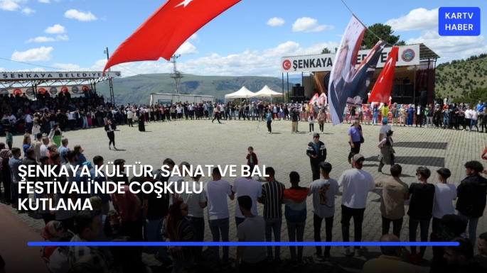 Şenkaya Kültür, Sanat ve Bal Festivali'nde coşkulu kutlama