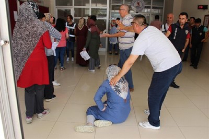 Şoke eden görüntü! KPSS'ye girmek istedi sürüne sürüne…