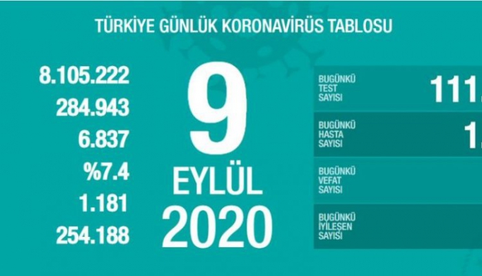 Son 24 saatte korona virüsten 55 kişi hayatını kaybetti