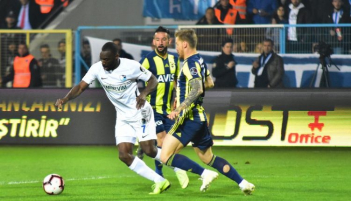 Spor Toto Süper Lig: BB Erzurumspor: 0 – Fenerbahçe: 1 (Maç sonucu)