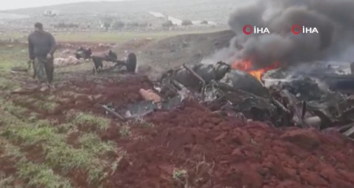 Suriye’de Esad rejimine ait helikopter düşürüldü