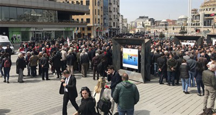 Taksim'e çıkan yollar kapatıldı!