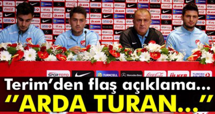 Terim'den flaş açıklama…